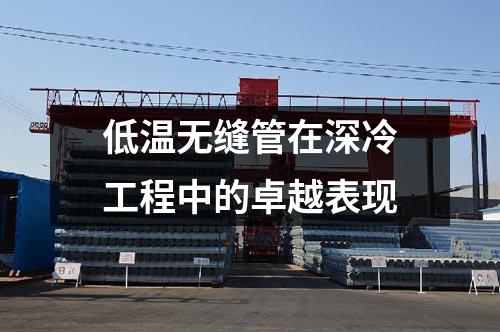 低溫?zé)o縫管在深冷工程中的卓越表現(xiàn)